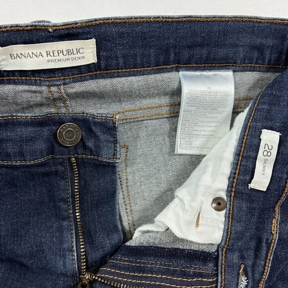 Banana Republic Premium Denim New Perfect Skinny Jeans Size 28 - Picture 4 of 10